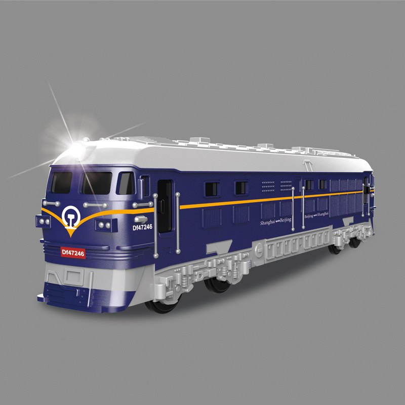 仿真惯性声光绿皮火车老式高铁列车灯光音乐儿童玩具生日礼物,淘宝优惠券,粉丝福利购,淘宝优惠卷