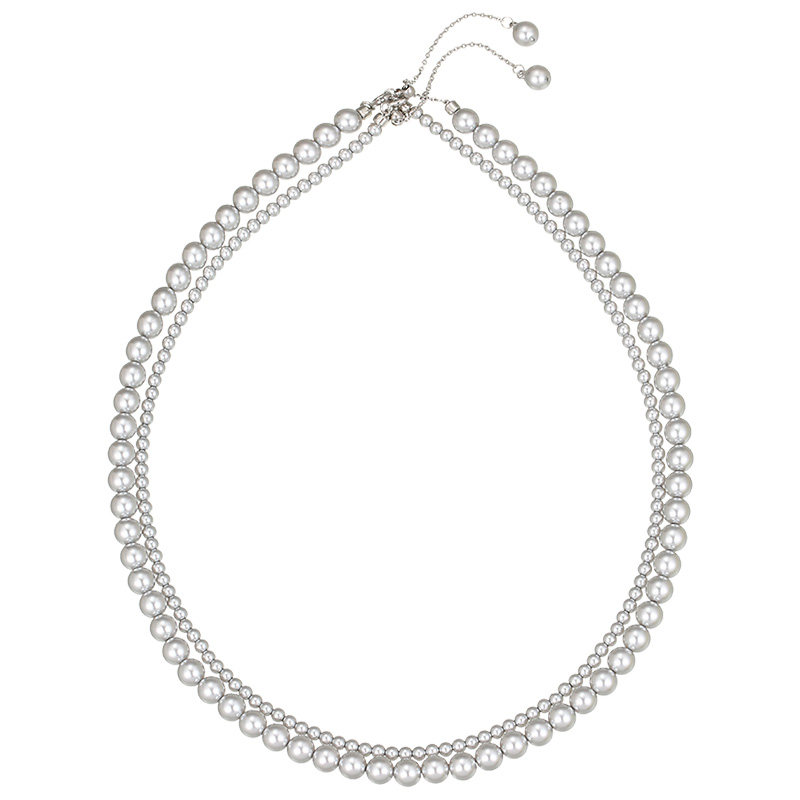 【紫罗兰正版】微芷珍珠项链女锁骨链两条套装轻奢高级感气质颈链,淘宝优惠券,粉丝福利购,淘宝优惠卷