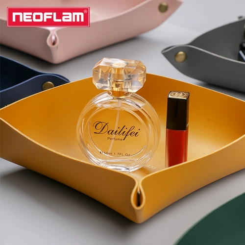 Nordic INS Leather Desktop коробка для хранения ключа дверь космос ювелирные изделия, порхитическая разнообразная объектная коробка диск хранения