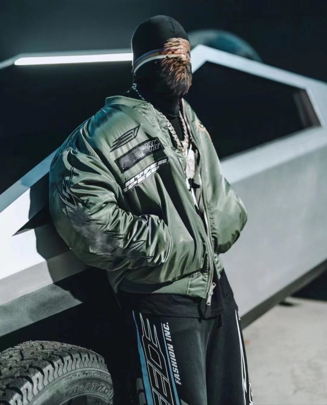 Vetements Racing Logo Bomber Green