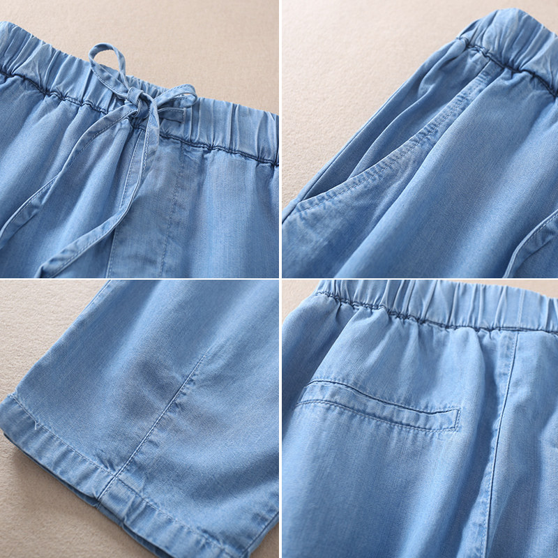 2020夏季高腰天丝超薄冰丝牛仔裤 芸篇牛仔裤