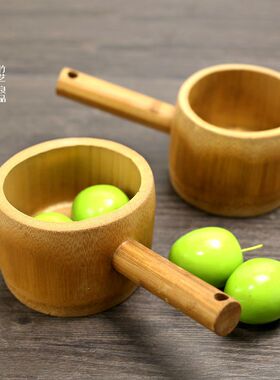 中国风竹制长柄分茶勺围炉煮茶