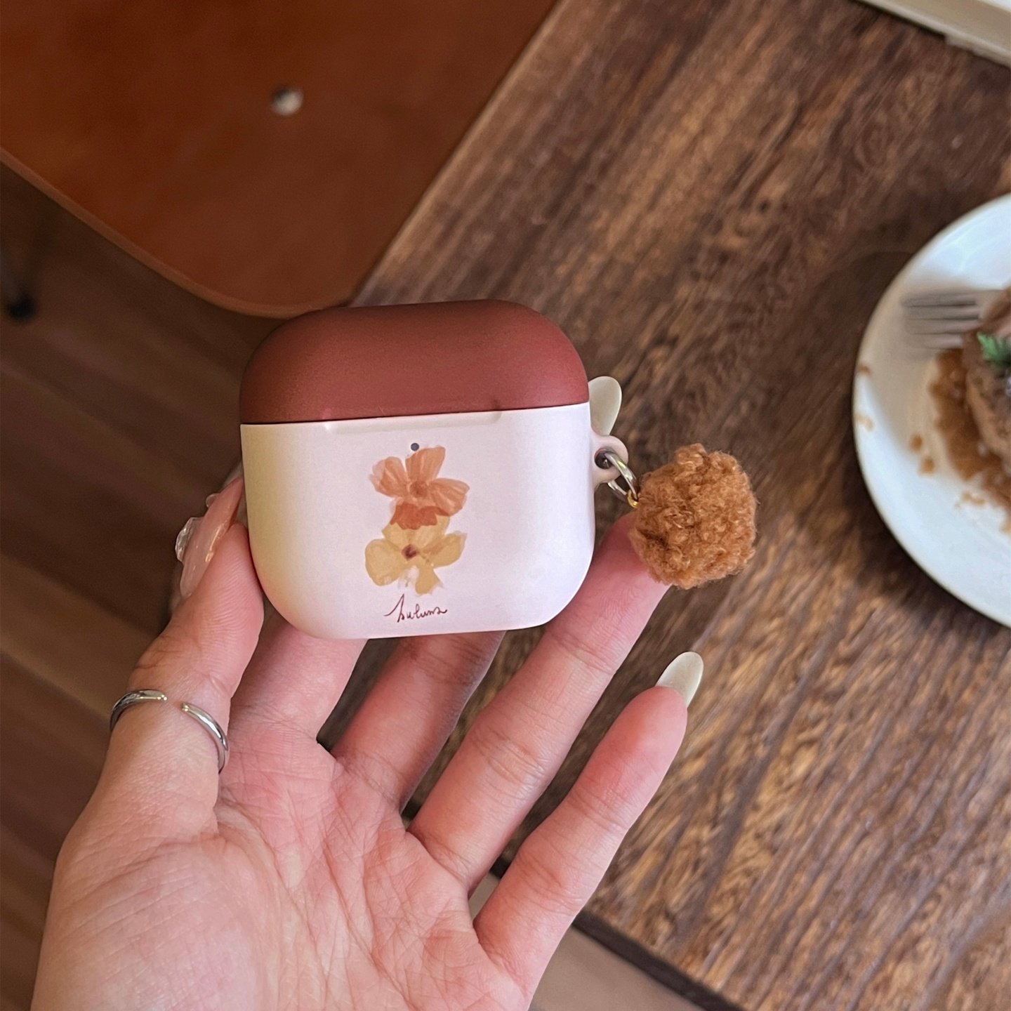 栀子花适用于Airpodspro3保护套AirPods4艺术耳机套aipods2/AirPodspro2苹果airpods3小众创意磨砂菲林耳机壳,淘宝优惠券,粉丝福利购,淘宝优惠卷