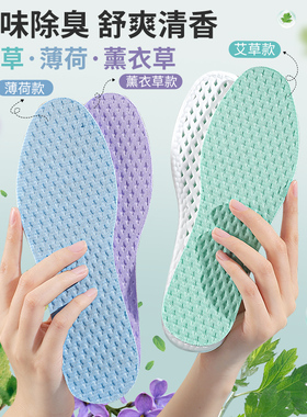 夏季冰凉感抗菌透气运动鞋垫男女