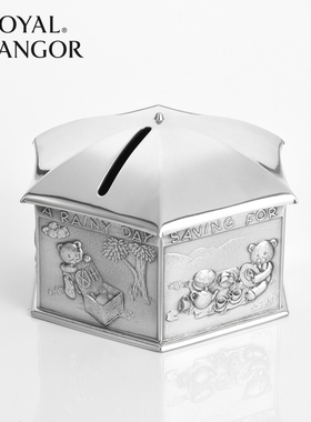 皇家雪兰莪ROYAL SELANGOR泰迪熊的野餐卡通储蓄罐马来西亚锡制品