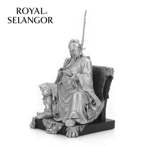 皇家雪兰莪关公像摆件关二爷关羽招财雕像请关公像供奉武财神关公 - 图3