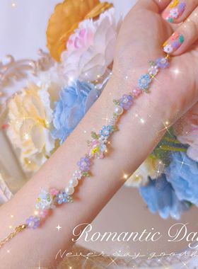 【海盐幻想】纯手工串珠项链夏日限定小米珠手链成品