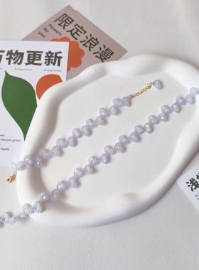 【奶油甜心】纯手工串珠爱心手链春日ins少女心小米珠成品材料包