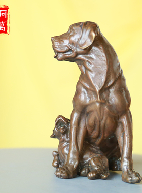 铜狗摆件十二生肖狗工艺品礼品