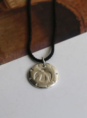 999足银吊坠手工原创「自由飞鸟」小众通用设计感复古个性项链