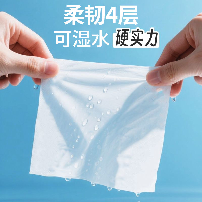 思景4.8斤家庭厕纸无芯卷纸24大卷100克装加厚大卷品质无香纸巾