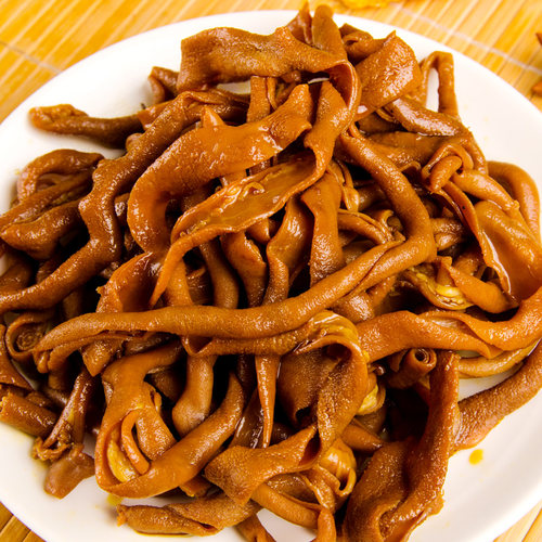 醴陵卤味包装香辣正宗湖南特产鸭肉类零食小吃 鸭肠子 100g 鸭货 - 图1
