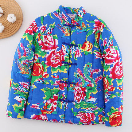 东北大花布纯棉花手工棉衣 男女冬季加厚保暖修身嘻哈民族风棉袄,淘宝优惠券,粉丝福利购,淘宝优惠卷