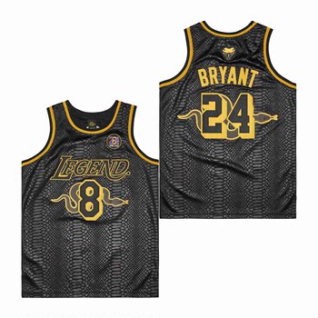 Kobe Mamba Legend 8-24 Portrait Edition Embroidered Baseball Jersey Basketball Kobe High School Edition ຊຸດເບສບານ