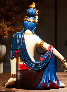 树脂保平安禅意客厅玄关观音