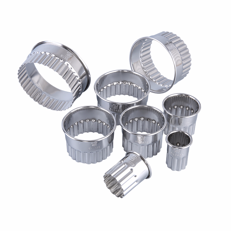 三能不锈钢圆形切模组套装压饼干蛋糕饺子面皮家用烘焙模具SN3820 - 图3