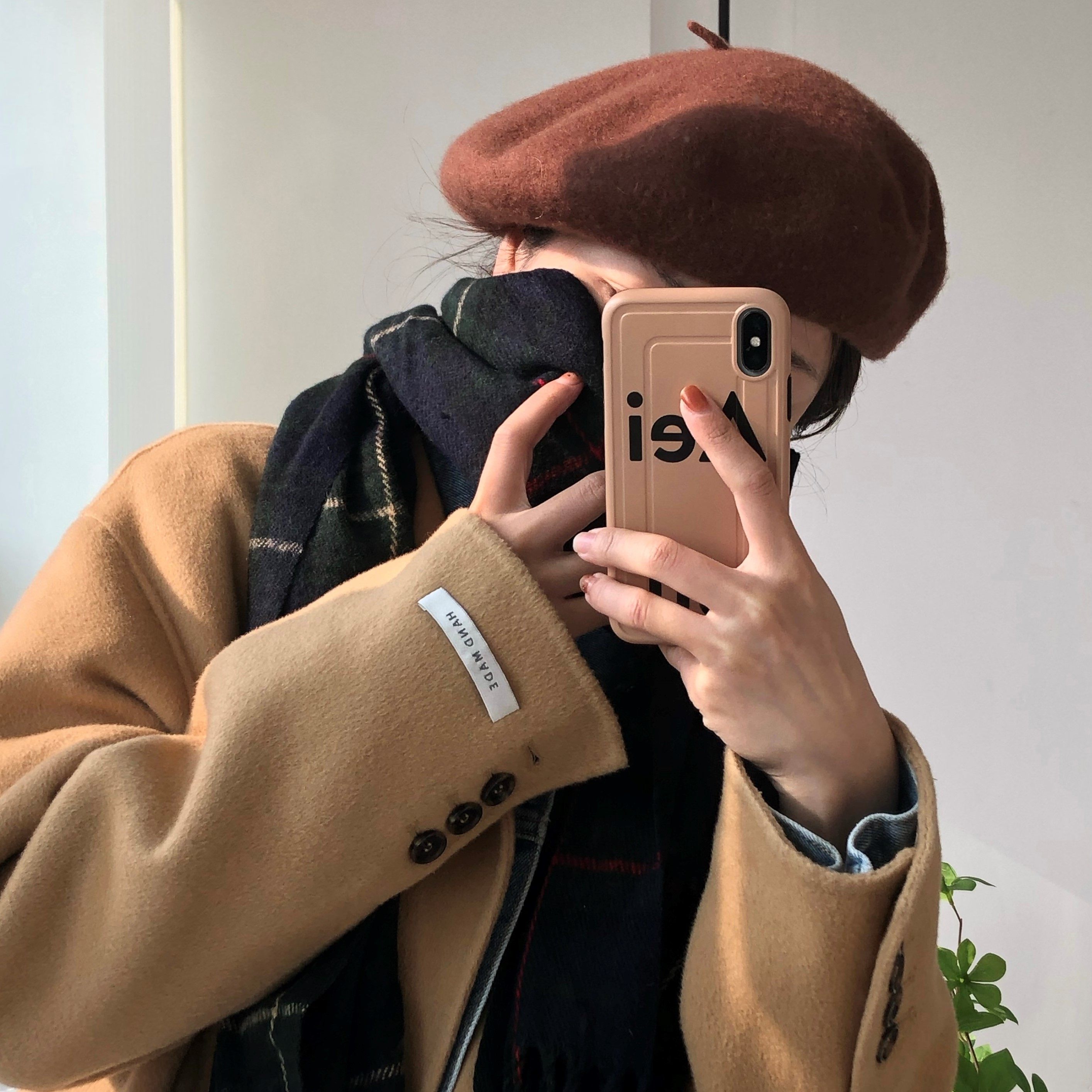 颜小姐/羊毛贝雷帽棕色贝雷帽女冬季大地色秋冬贝雷帽韩画家帽棕,淘宝优惠券,粉丝福利购,淘宝优惠卷