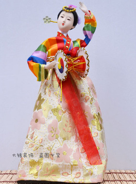 韩国民俗朝鲜人偶装饰品结婚礼物