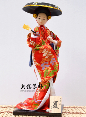 日本人形餐厅娃娃装饰日式