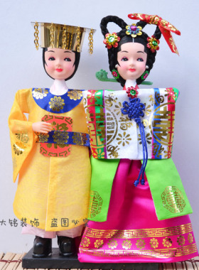 韩国民俗人偶朝鲜摆件工艺礼品