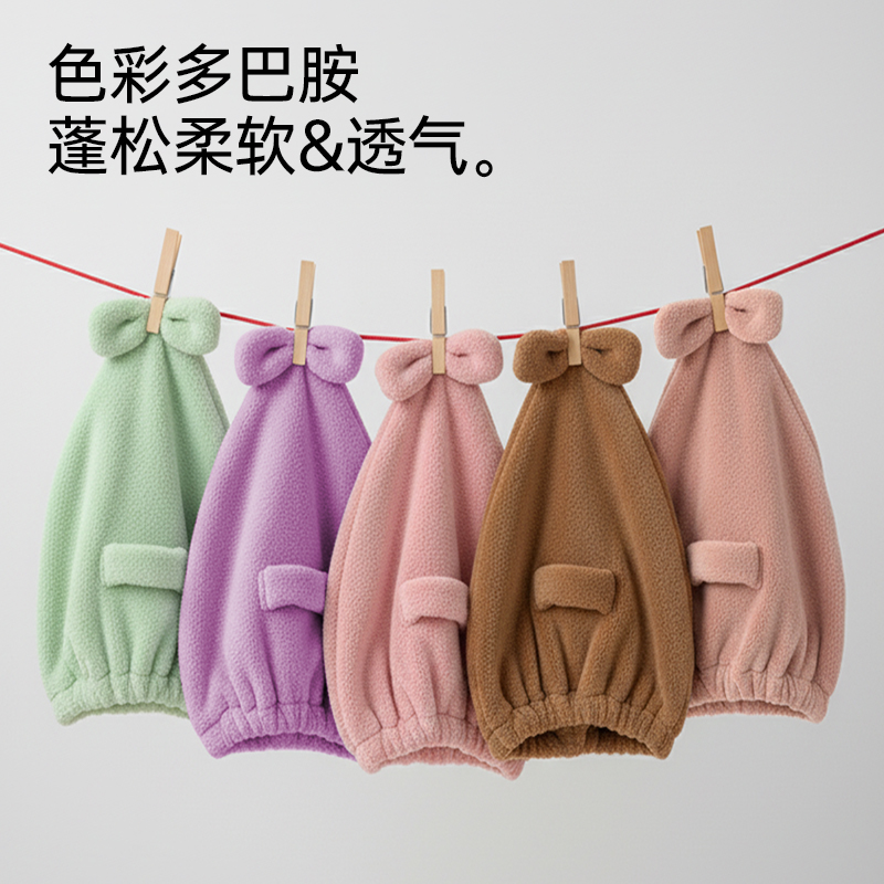 干发帽女超强吸水速干发巾擦头发毛巾浴帽2024新款洗头加厚包头巾