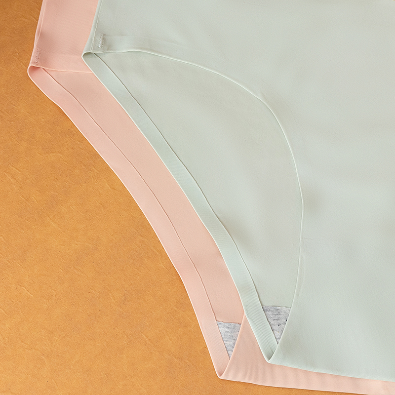3PCS/Set Seamless Women's Panties Solid Color Cozy Underwear - 图3