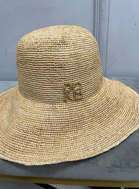Raffi straw hat for women sunhat summer sun protection hat b