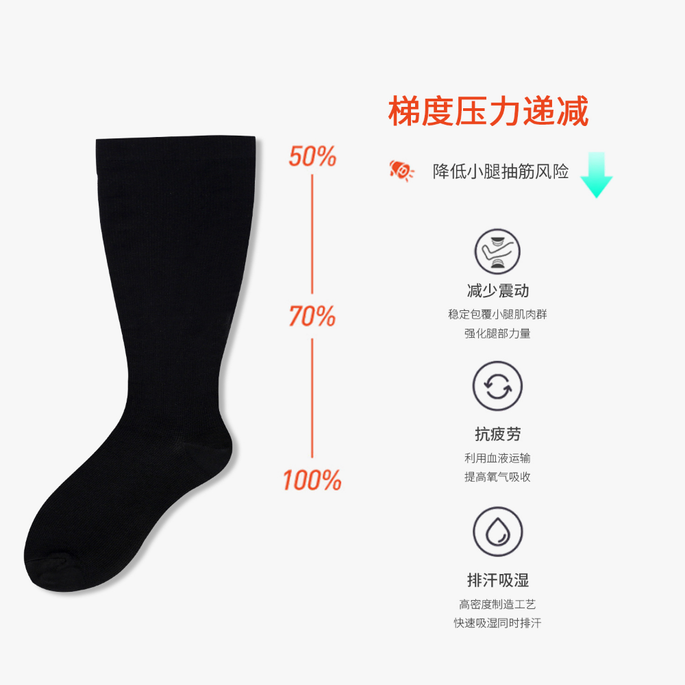 Large Size Men and Women Compression Socks Special Plus Size-图2