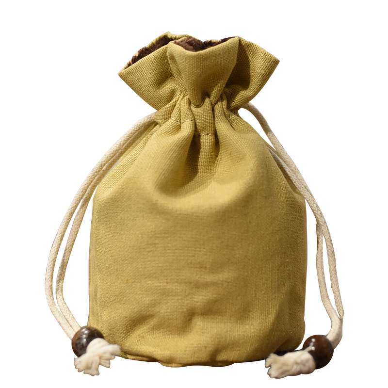 棉麻小布袋抽绳束口便携锦囊小号收纳袋子零钱包防尘纯手工小布包,淘宝优惠券,粉丝福利购,淘宝优惠卷