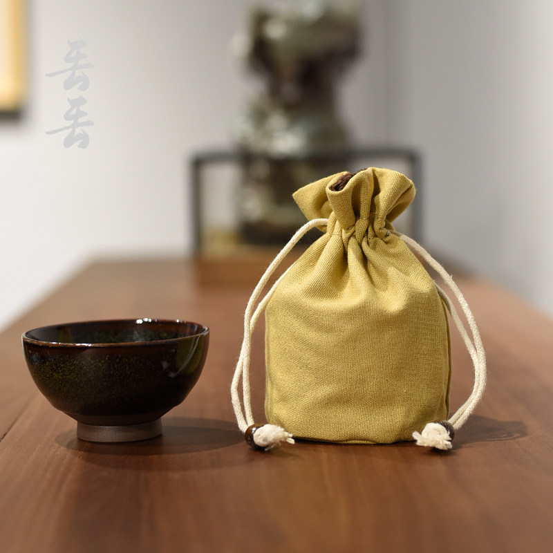 棉麻小布袋抽绳束口便携锦囊小号收纳袋子零钱包防尘纯手工小布包,淘宝优惠券,粉丝福利购,淘宝优惠卷