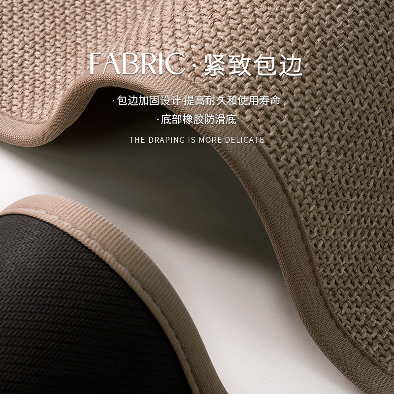 日本仿亚麻浴室吸水地垫卫生间门口防滑脚垫洗澡间厕所速干防滑垫,淘宝优惠券,粉丝福利购,淘宝优惠卷