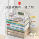 Desktop book storage shelf desk storage shelf transparent