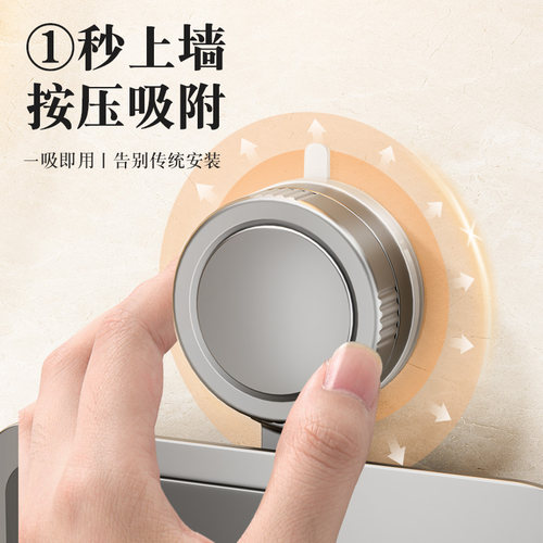 日本吹风机置物架吸盘电吹风支架适用戴森免打孔挂架壁挂风筒收纳 - 图0