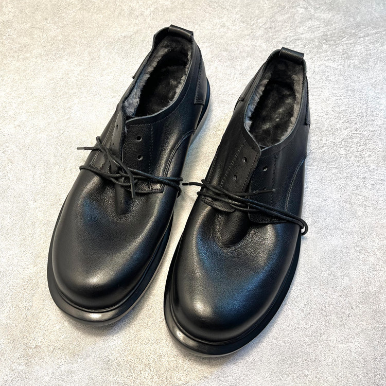 冬季皮鞋男士真皮大头德比鞋通勤上班工装商务休闲鞋加绒保暖棉鞋,淘宝优惠券,粉丝福利购,淘宝优惠卷