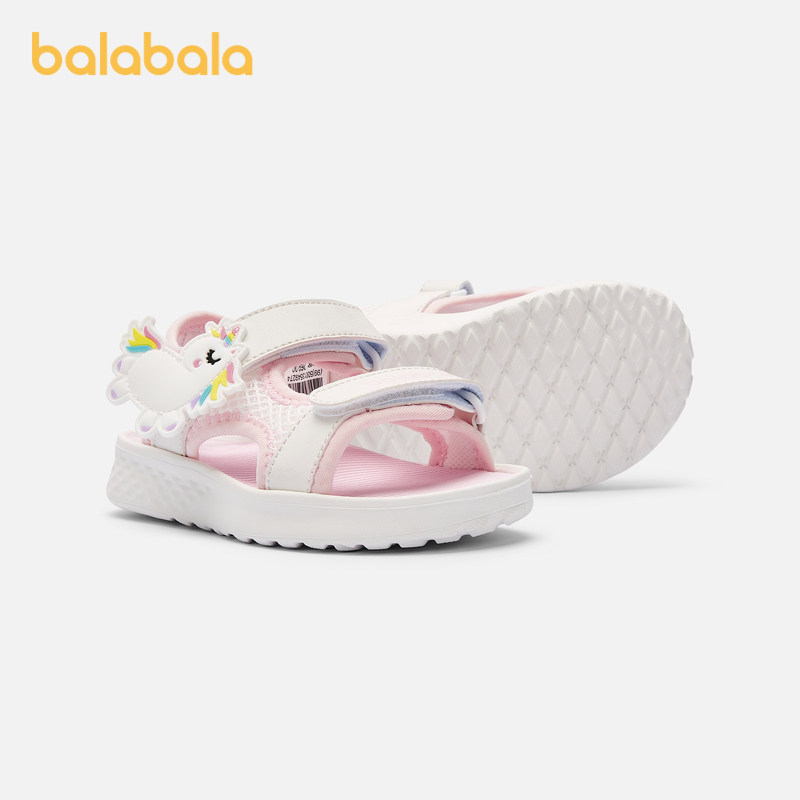 巴拉巴拉女童运动凉鞋中大童宝宝沙滩鞋儿童鞋子2025夏季新款童鞋,淘宝优惠券,粉丝福利购,淘宝优惠卷