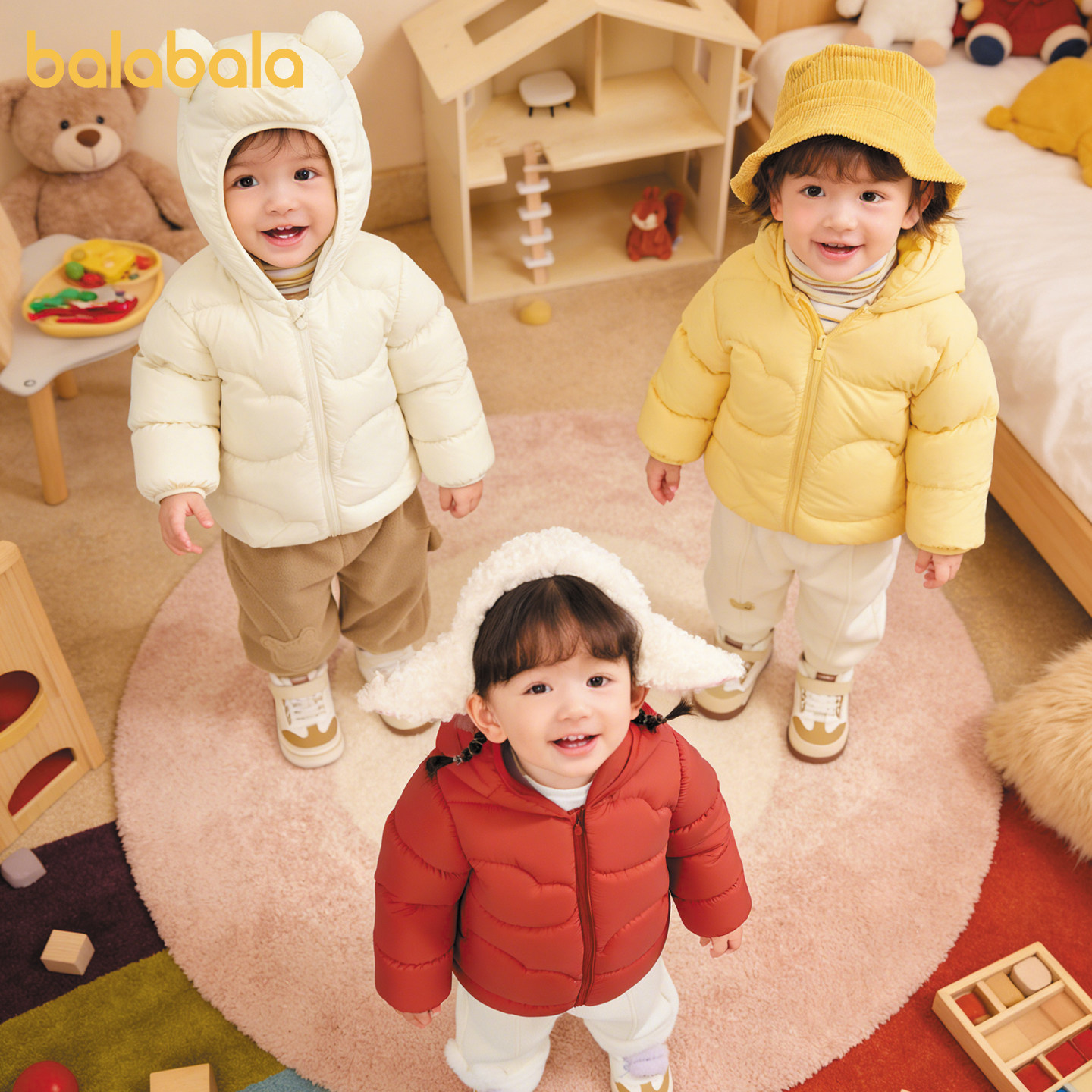 巴拉巴拉宝宝羽绒服轻薄儿童外套红色婴儿衣服男童冬装新款女童装,淘宝优惠券,粉丝福利购,淘宝优惠卷