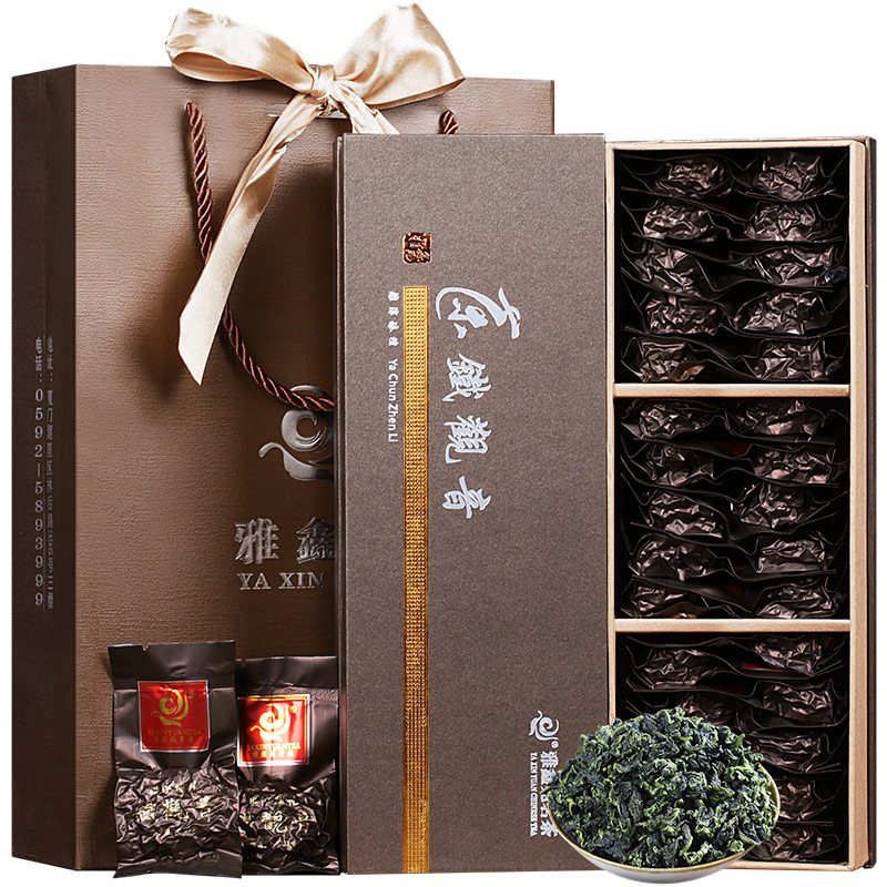雅鑫苑安扬专卖店买一送一铁观音茶叶共500g安溪浓香型乌龙茶袋装新茶小包装礼盒装3
