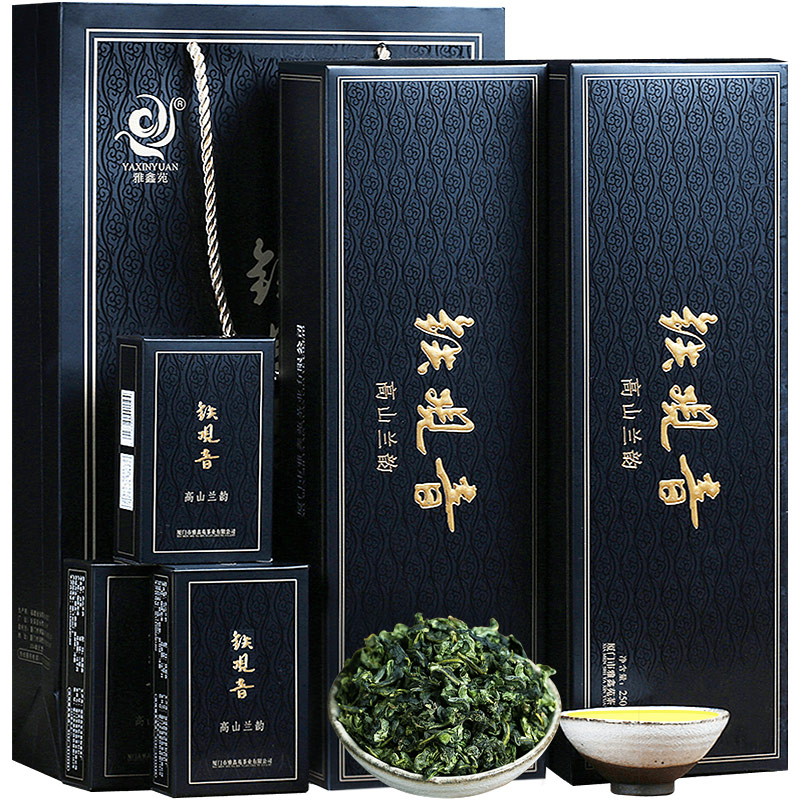 雅鑫苑安扬专卖店铁观音茶叶浓香型安溪新茶兰花香乌龙茶小包装散装礼盒装500g0