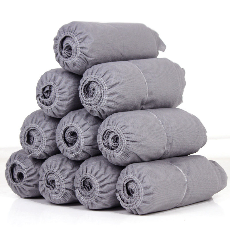 一次性鞋套家用无纺布鞋套居家室内脚套防滑学生布鞋套100只装