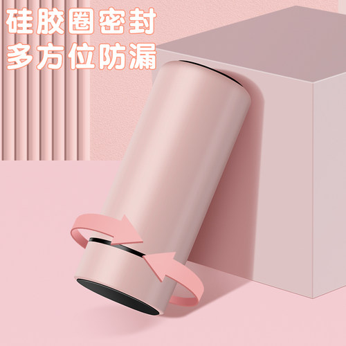 智能316不锈钢保温杯女生便携小巧可爱水杯车载泡茶杯子批量刻字 - 图3