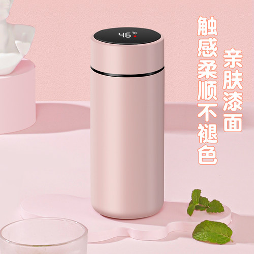 智能316不锈钢保温杯女生便携小巧可爱水杯车载泡茶杯子批量刻字 - 图2