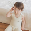 Quirky Bear baby vest one-piece hoodie modal
