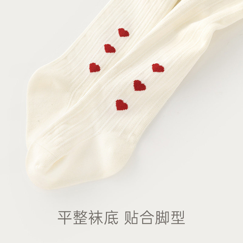 乖奇熊宝宝可爱连裤袜春秋季婴儿打底裤袜女童白色过膝长筒袜弹力,淘宝优惠券,粉丝福利购,淘宝优惠卷