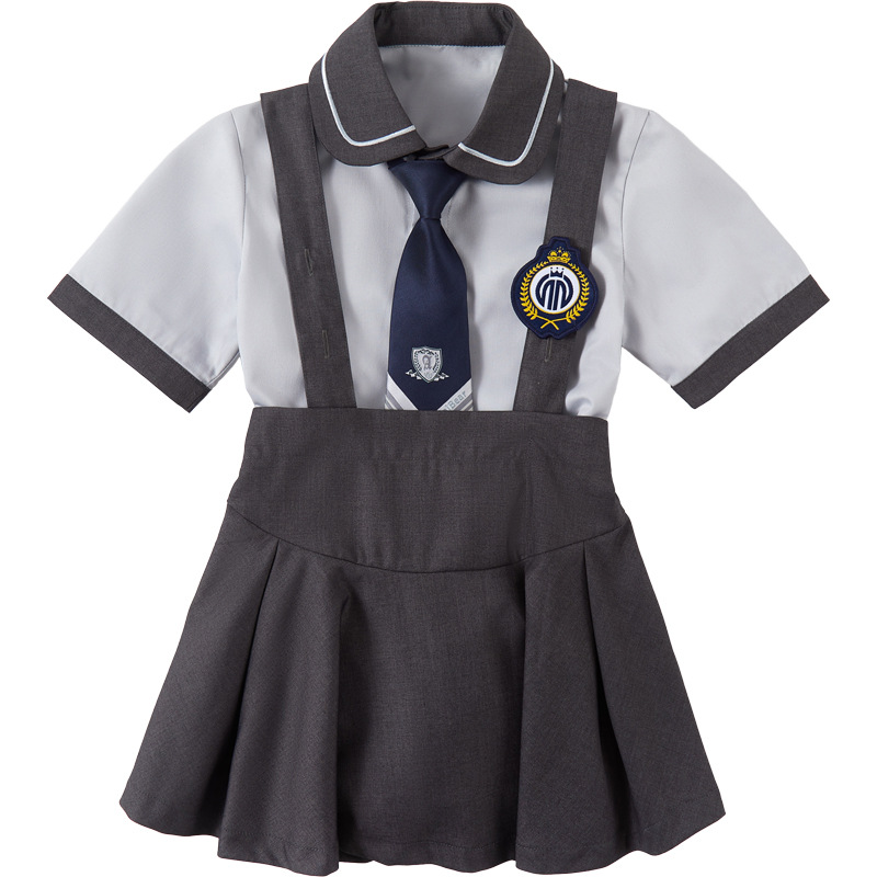 儿童JK套装女童表演服英伦风男童DK幼儿园园服小学校服班服两件套