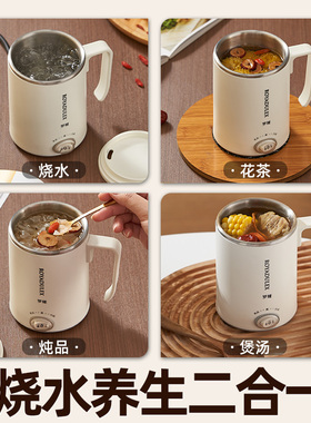 罗娅烧水杯便携式电热水杯350ML
