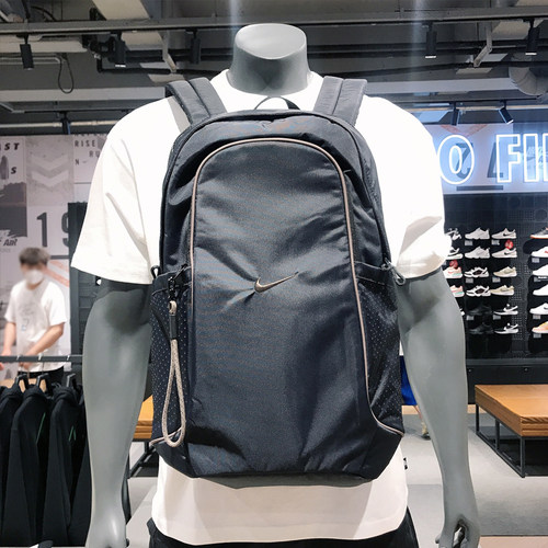 耐克Nike休闲运动旅游背包电脑包双肩背包学生书包男女DJ9789-010 - 图1