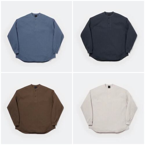 26SS DW39 TECH HENLEY L/S速干弹力科技舒适华夫格亨利领长袖T恤 - 图3