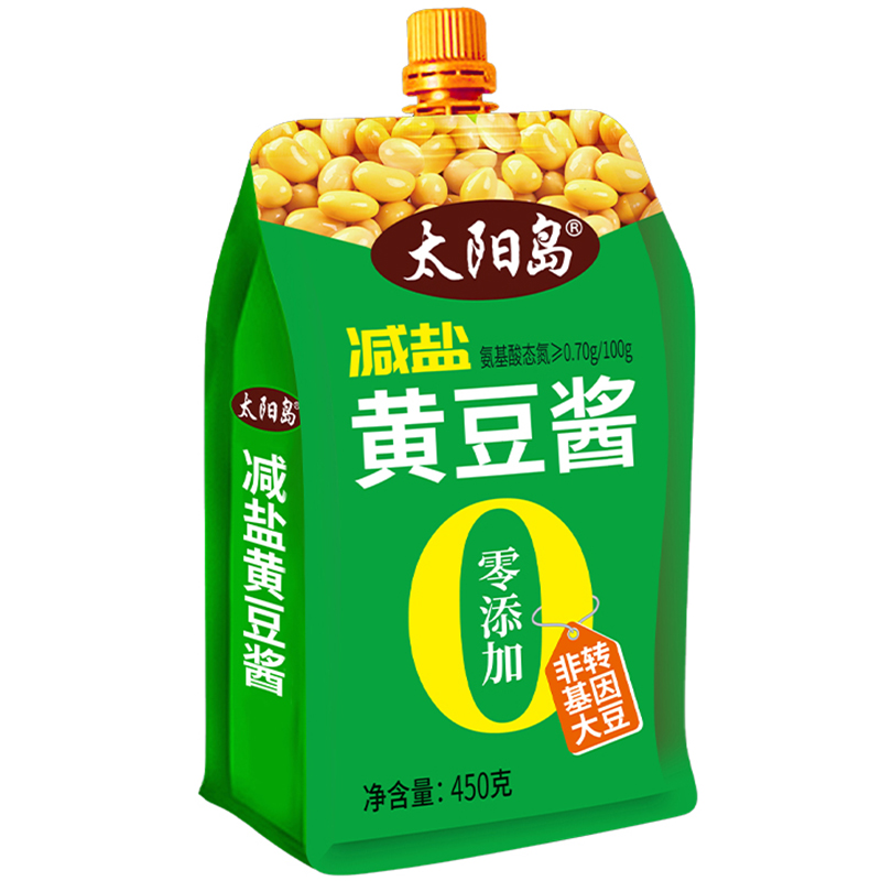 【首单+签到】0添加黄豆酱450g*3袋