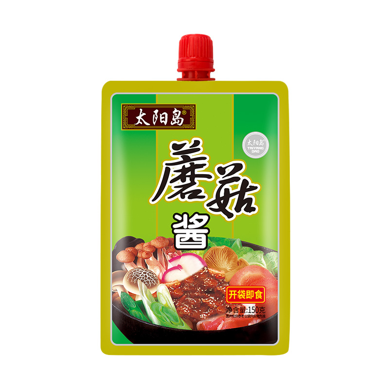 太阳岛150g*5袋蘑菇酱香菇酱袋装蘸酱拌饭酱拌面酱下饭酱东北大酱