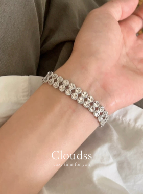 「月影碎片」s925纯银小众设计高级感手链